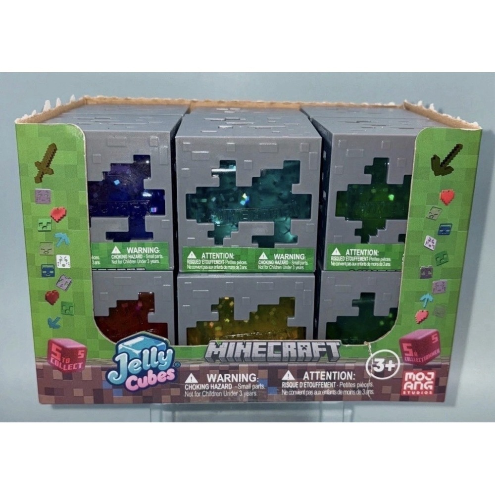 Minecraft Jelly Cube One Random New In Box Like Nee Doh Squishy Cube